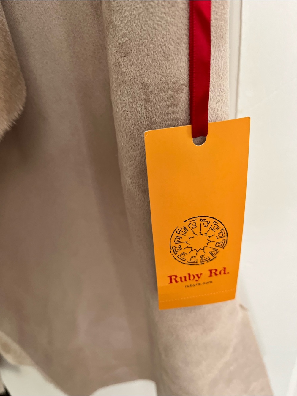 NWT Ruby Rd Size XL Faux Suede Sherpa Vest - Picture 4 of 4